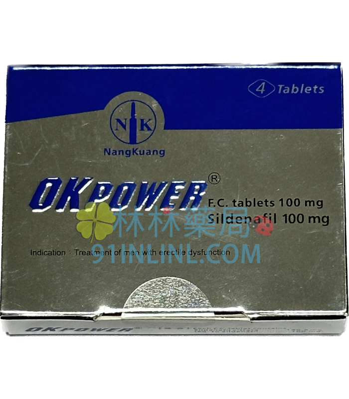 南光美好挺 瓶裝30顆 okpower  膜衣錠100mg 治療勃起障礙